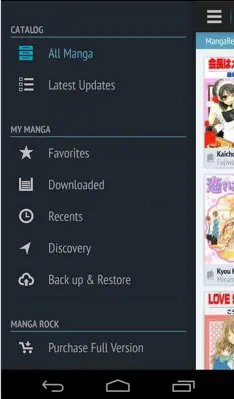 Manga Rock android App screenshot 0